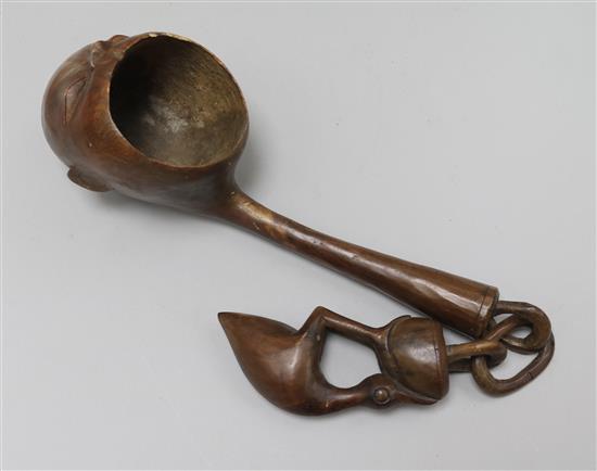 A tribal ladle